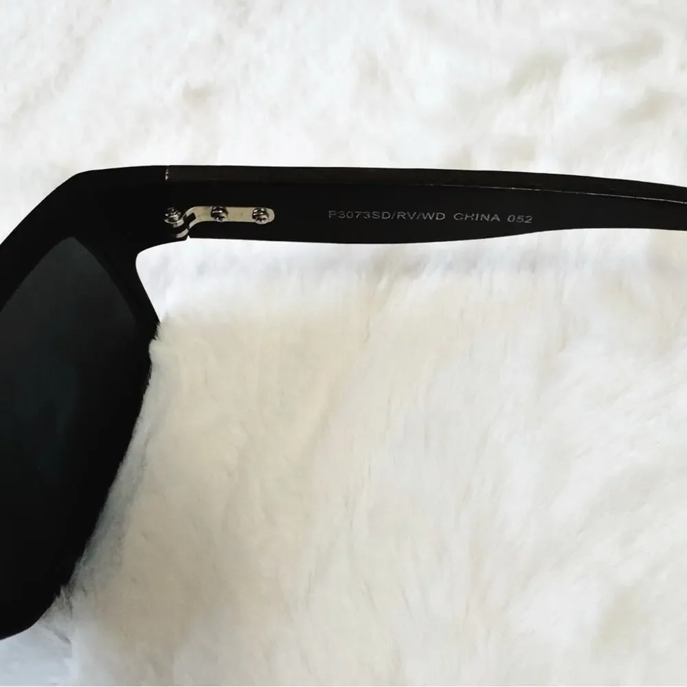 Jensen Black & Black Wood Sunglasses